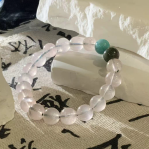 Rose Quartz + Green Phantom Crystal+ Amazonite