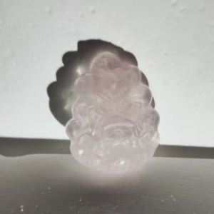Rose Quartz Fox Spirit Charm（Ordinary Rope）